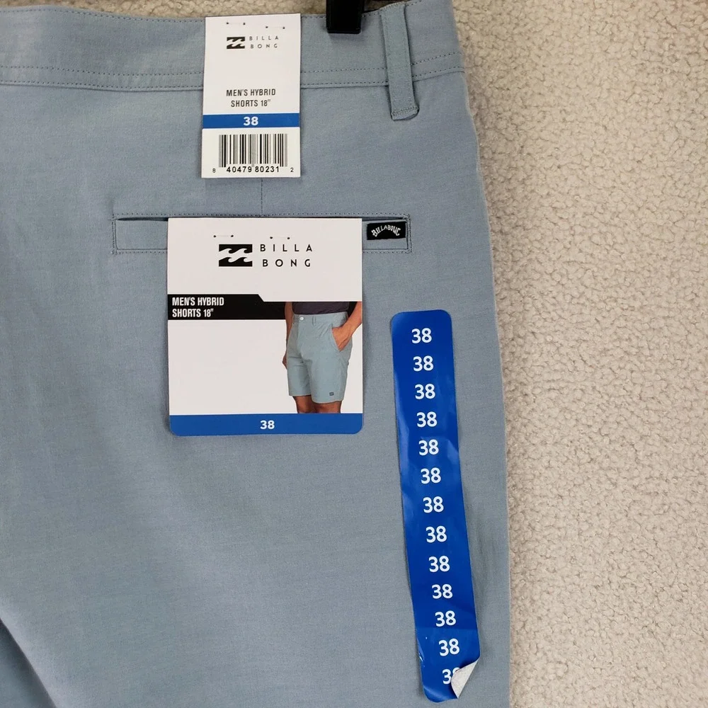 Billabong Crossfire Hybrid Shorts Mens 38 Blue Surf Summer Beach Casual
